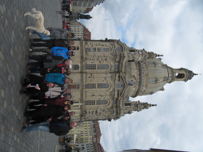 El emblema de Dresde: la Frauenkirche.